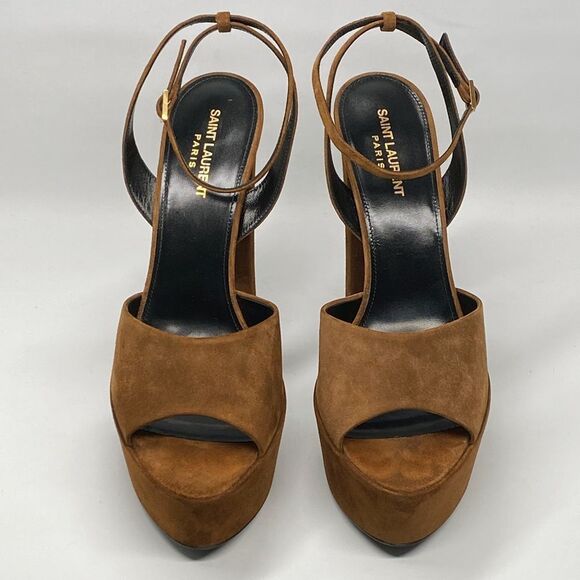 Saint Laurent Jodie Platform Sandals in Suede size 41 - Picture 3 of 14